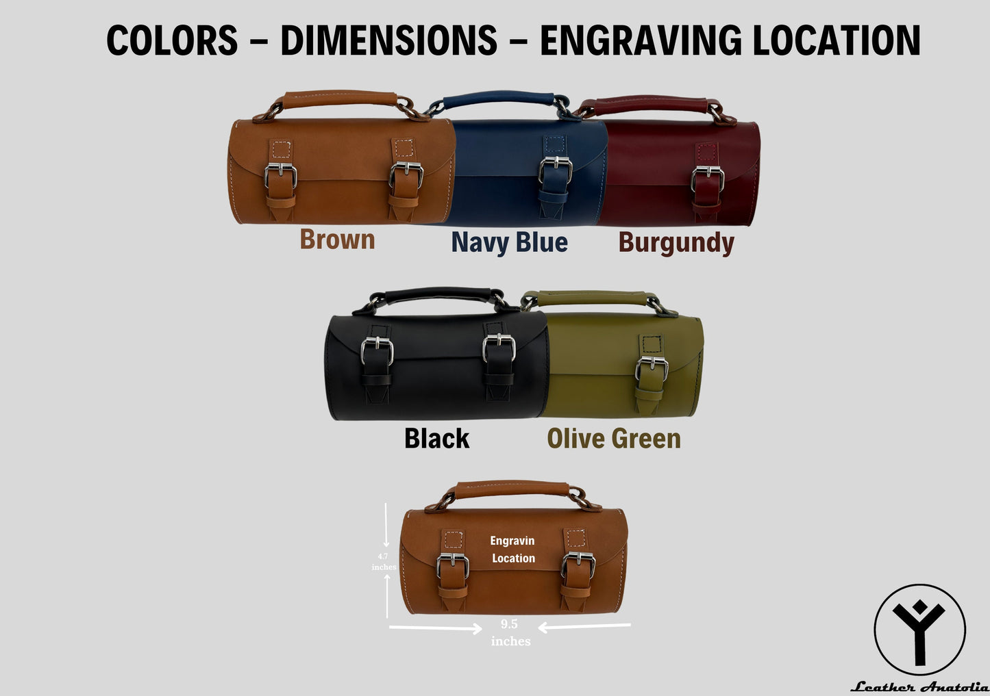 Hakiki Deri Kadın El Çantası – El Yapımı Silindirik Tasarım Premium Çanta