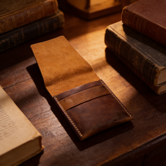 Hakiki Deri Puro Kılıfı – Full Grain Crazy Deri Kişiye Özel Puroluk