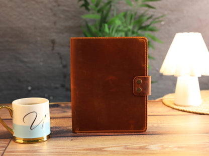 Crazy Deri A5 Organizer – Hakiki Deri Kişiye Özel El Yapımı Defter Kılıfı