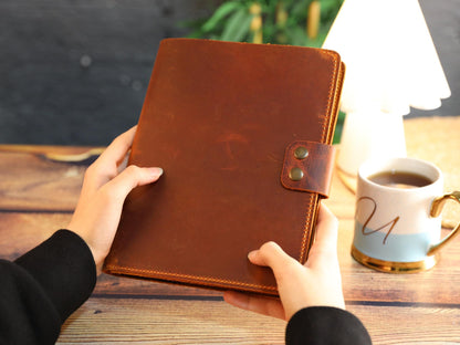 Crazy Deri A5 Organizer – Hakiki Deri Kişiye Özel El Yapımı Defter Kılıfı