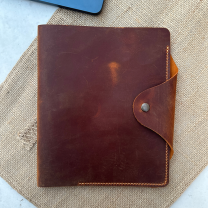 Crazy Deri A5 Düzenleyici – Hakiki Deri Kişiye Özel El Yapımı Defter Kılıfı