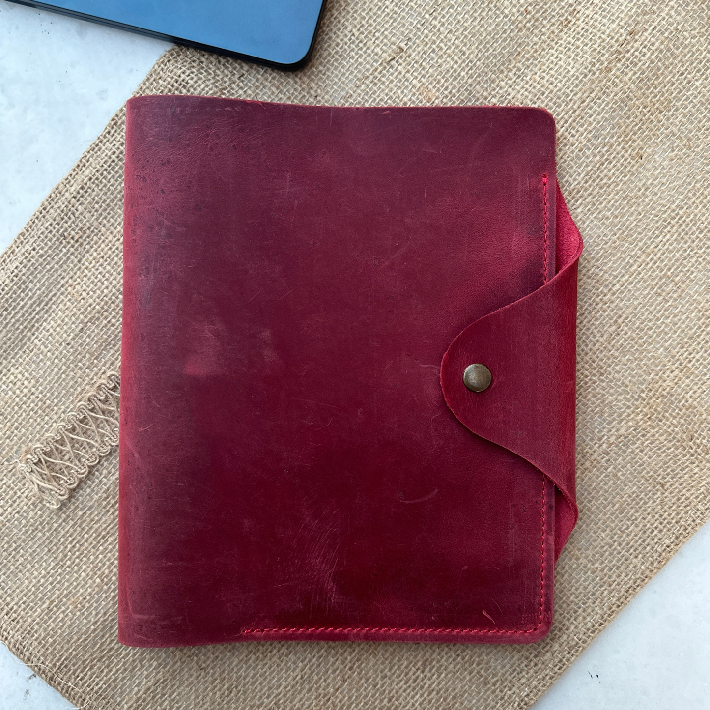 Crazy Deri A5 Düzenleyici – Hakiki Deri Kişiye Özel El Yapımı Defter Kılıfı