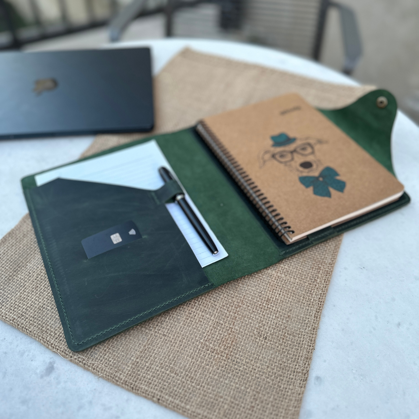 Crazy Deri A5 Düzenleyici – Hakiki Deri Kişiye Özel El Yapımı Defter Kılıfı