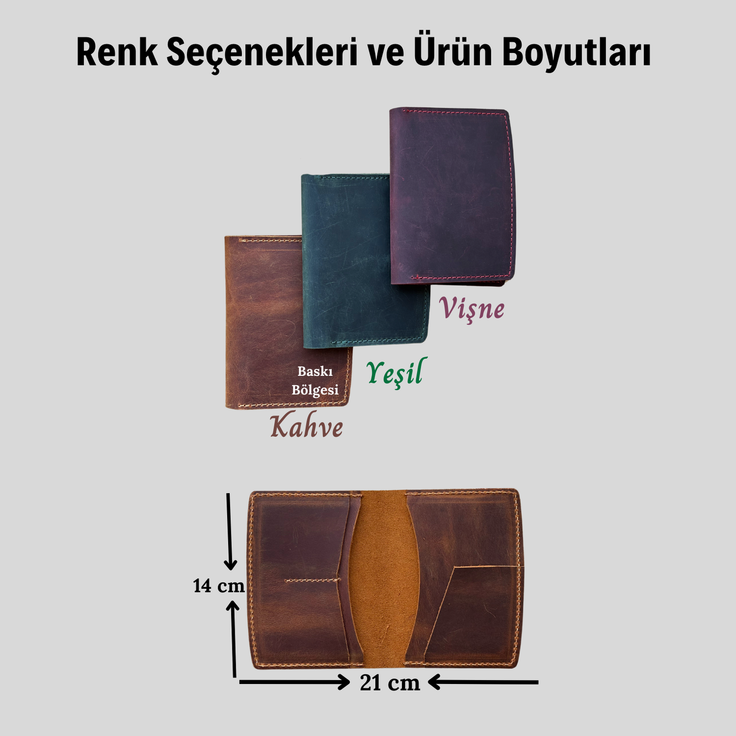 Hakiki Deri Pasaport Cüzdanı – Kartlıklı Minimal Seyahat Organizer | El Yapımı Gerçek Deri Pasaport Kılıf