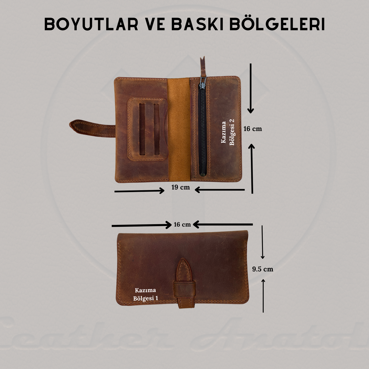 Crazy Deri Tütün Kılıfı – Hakiki Deri El Yapımı Kişiye Özel Tütün Çantası