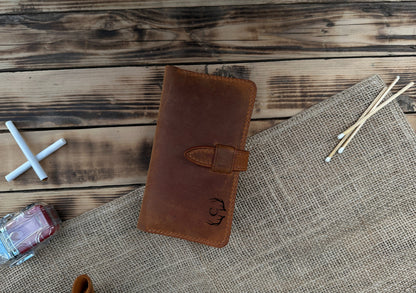 Crazy Deri Tütün Kılıfı – Hakiki Deri El Yapımı Kişiye Özel Tütün Çantası